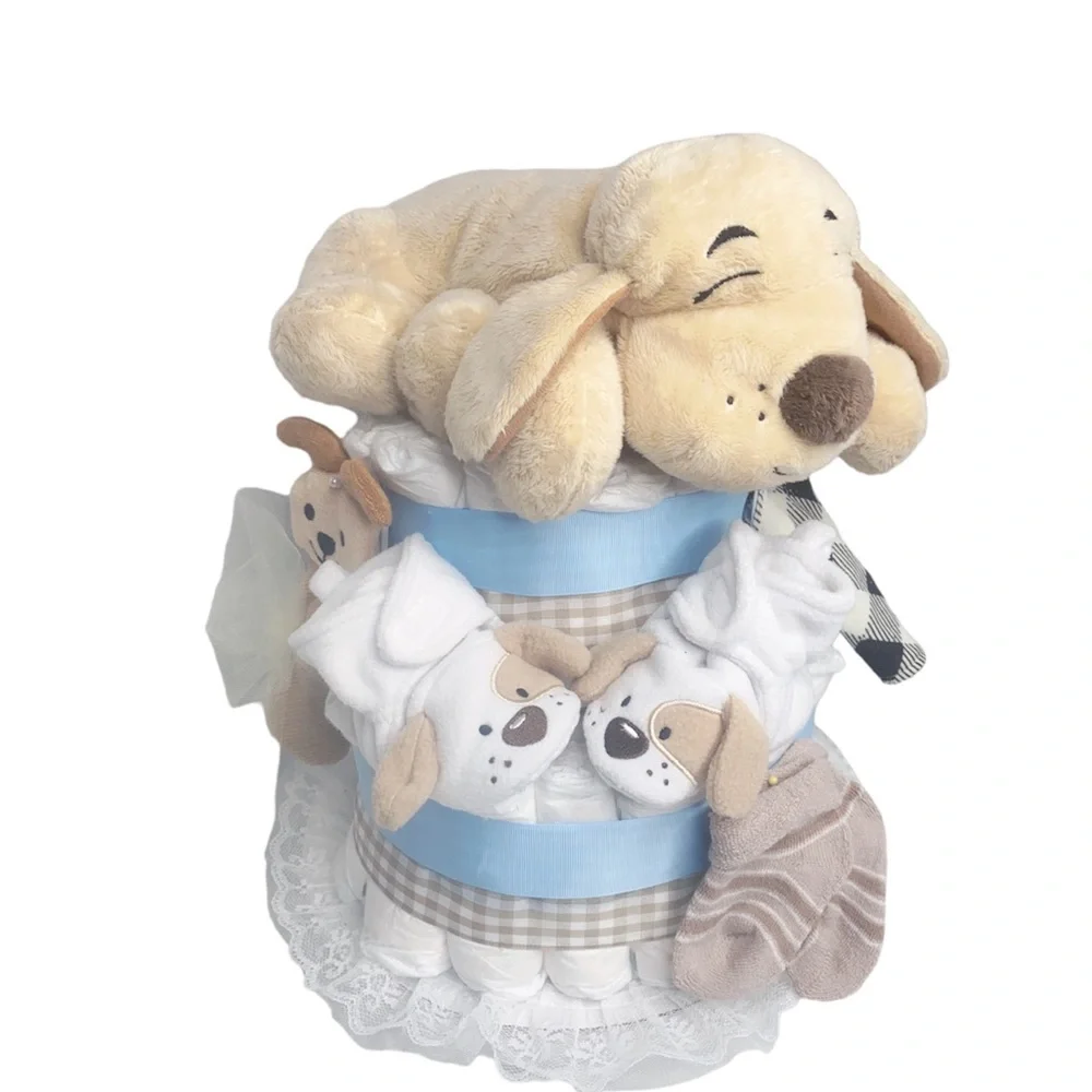 Puppy Diaper Cake